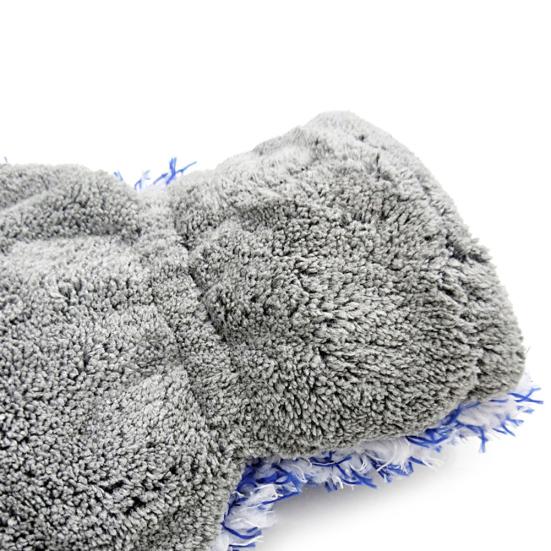 Очистка автомобиля мягкий коралловый флис водопоглощает инструмент для мытья перчаток — фото 8