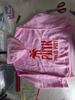 Women's Hooded Long Sleeve Drop Shoulder Pullover Sweatshirt Palm Tree "PINK PALM PUFF" Back Letter Print Casual Hoodie