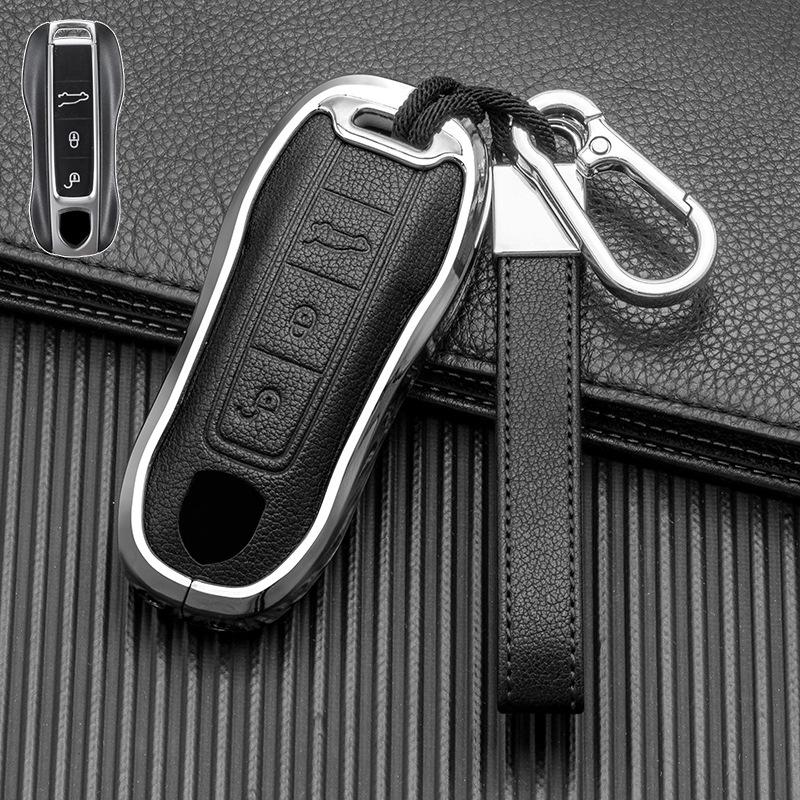 Porsche 911, Cayenne, Panamera, Macan, Taycan Metal Key Case - New Energy Series
