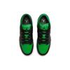 Air Jordan 1 Low GS Black Lucky Green Kids Sneakers White 553560-065