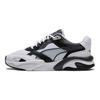Puma Røntgen Millennium Stoff Syntetisk Lær Sports Retro Lave Sneakers Livsstilssko Unisex sneaker Svart Hvit 375999-12