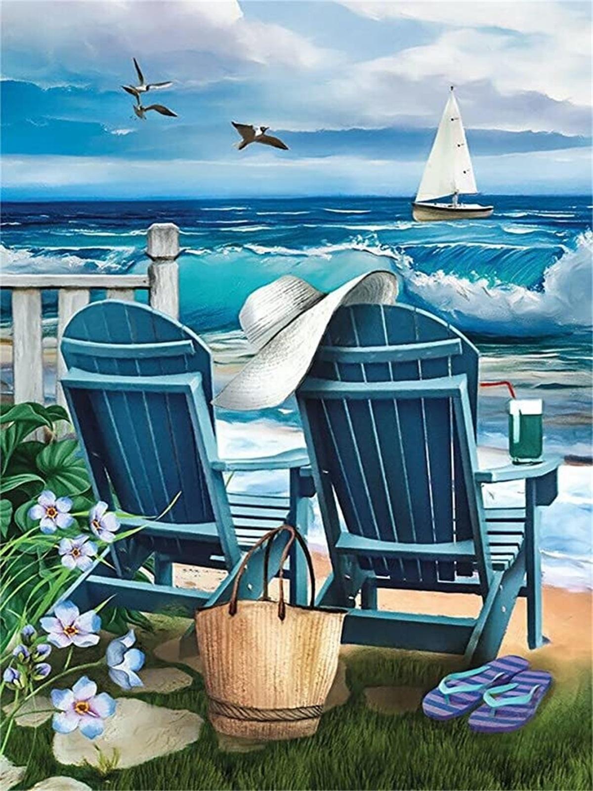 

Круглая алмазная живопись «сделай сам», вышивка крестиком 5D, алмазная вышивка ручной работы, пейзаж, животные, мозаика, картина, домашний декор стены Full Round 20x30CM