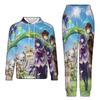 Popular Game Genshin Impact Cosplay Hoodies Set Male 3D Print Anime Tracksuit Jogging Outfits Harajuku Men Women Hoodie 2pcs Set