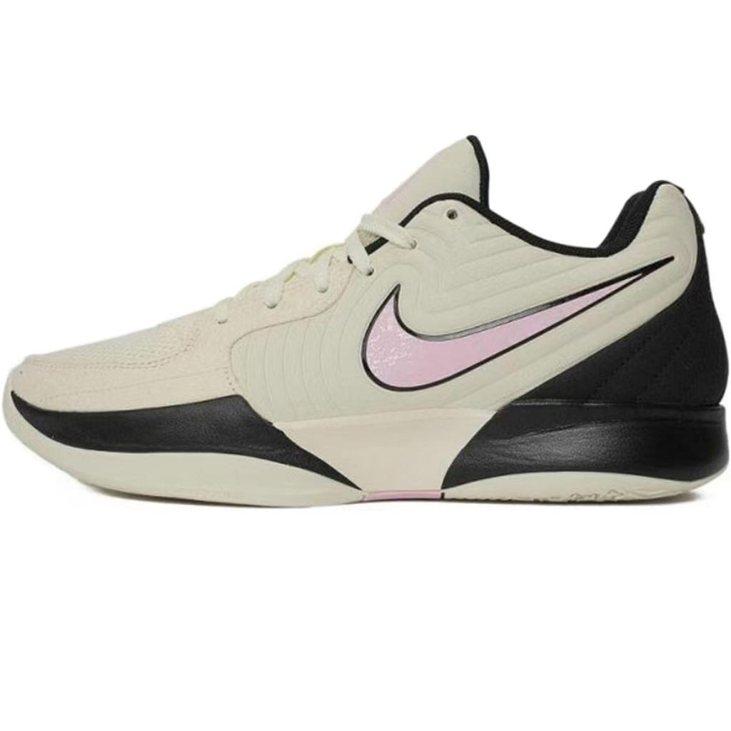 Nike Ja Morant 2 Cushioning Low Top Basketball Shoes Men's Beige Pink FD7327-100(Team205-)