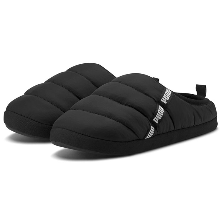 Puma Scuff Slippers Unisex Black White 384945-01