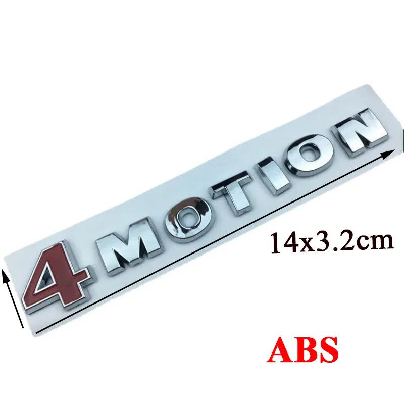 SVLHP1 3D Chrome Letters For Car Volkswagen Passat B6 Polo Tiguan Touareg Golf MK4 VW 4 MOTION Sticker 4MOTION Emblem Badge Accessories