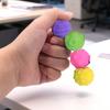 4 Pcs Silicone Magnetic Fidget Balls for Adults Teens Magnet Balls Stress Relief Sensory Toy with Fun Textures for Office Desk Accessory