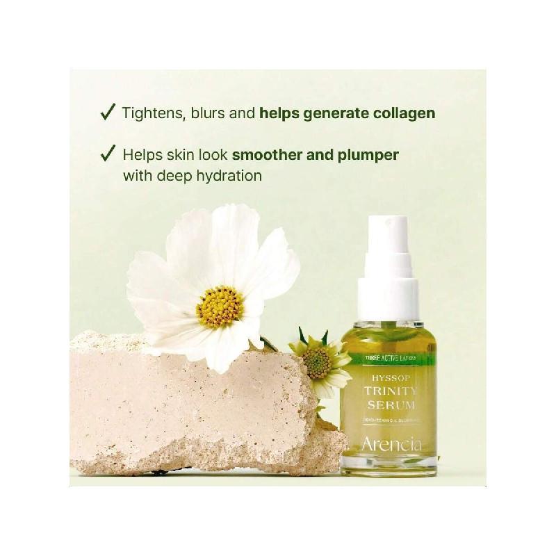 Arencia Fresh Hyssop Spray Serum Mist 30ml - Anti-Aging, Tiefenhydratation, Anti-Falten, All-in-One-Pflege - Koreanische Hautpflege