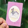 Karty Lenormand Stuha 36 ks Lenormandové karty 9*6cm V štýlovom matnom ružovo-fialovom prevedení s matným povrchom