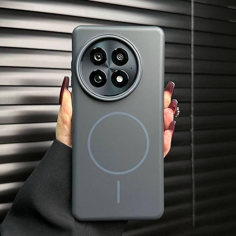 

Magnetic For MagSafe Candy Color Frosted Case For Oneplus 15 13 13R 12R ACE5 Pro ACE6 Wireless Charging Hit Color Hard Cover For OnePlus 12R(5G)