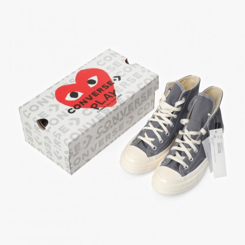 Comme Des Gar Ons 1 Play X Converse Big Heart Chuck Taylor 70 High Sneakers