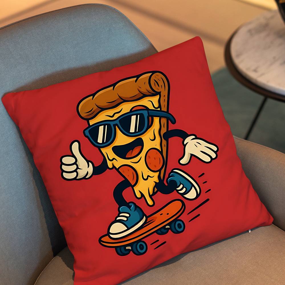 P-Pizza Steve U-Uncle Grandpa Pillow Case Pillow Case Living Room Sofa Cushion Cover Suitable For Home Bedroom Room Decoration