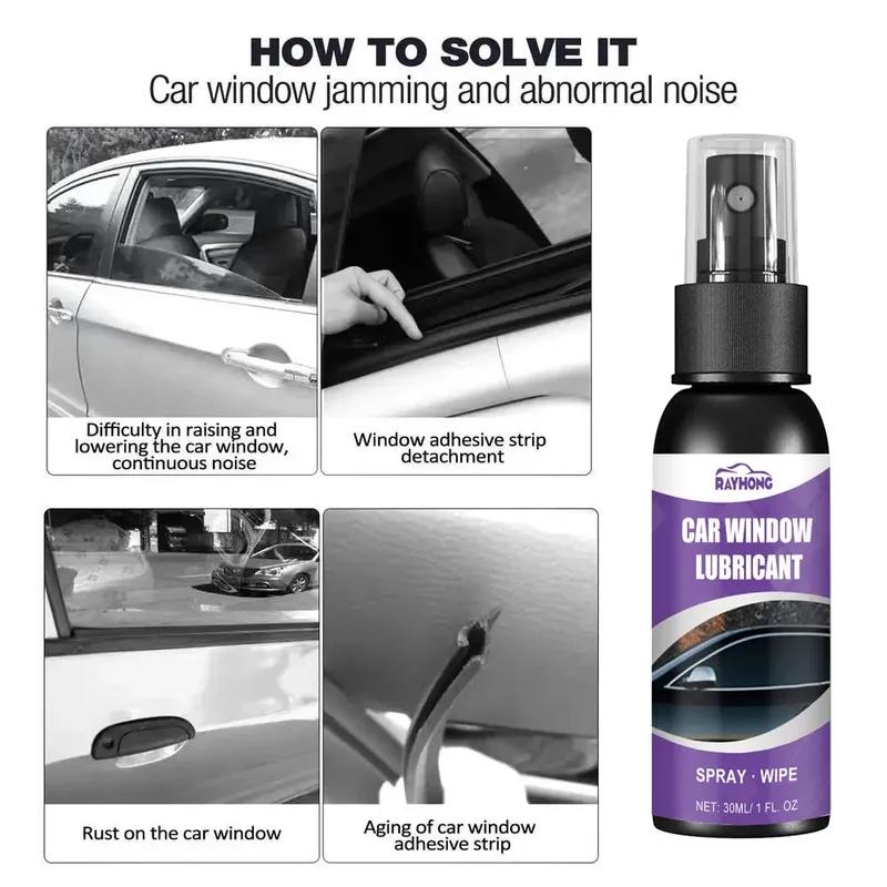 Fenster Silikon Schmiermittel Silikon Gummi Streifen Schmier Spray 100ml Tragbar Auto Gummi Weichmacher Schmiermittel Zum Schützen
