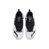 Li Ning SONIC 6 V2 Fabric Cushioning Slip Resistant Abrasion Resistant High top Basketball Shoes Men's Black White ABAN027-4