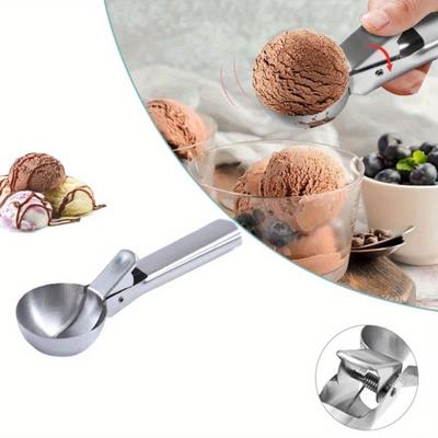 IJsschep Set met Loslaatmechanisme Ideaal voor IJscrème Bevroren Yoghurt Fruit en Sundaes Bevat Kleine en Grote Scheppen