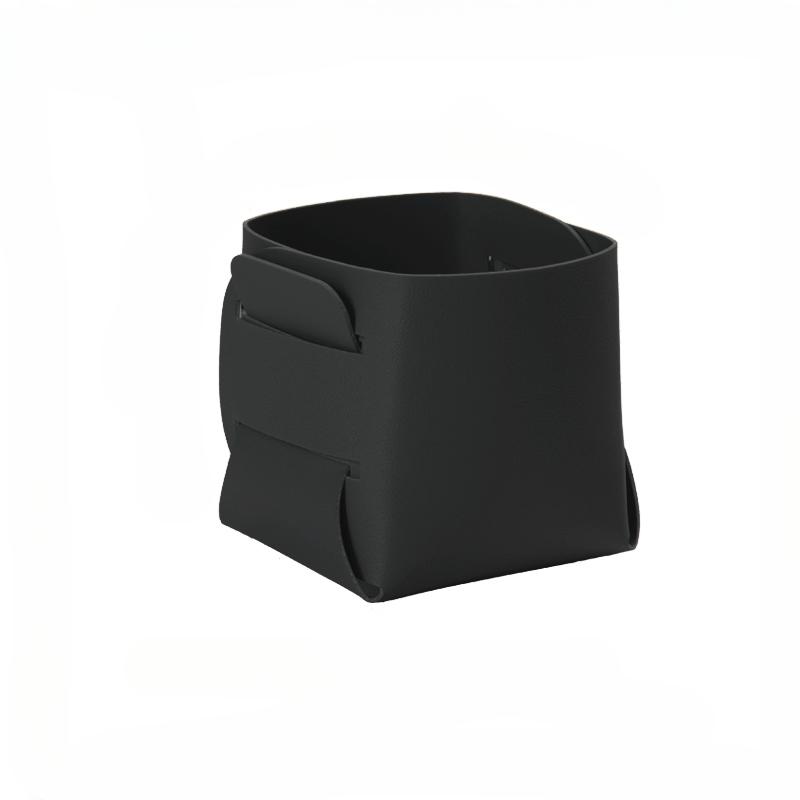 Многоцелевой настольный ящик для хранения из скандинавской кожи, инновационный дизайн для держателя кистей для макияжа, настольного органайзера