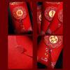 2Pcs Paper Red Packet Traditional Hongbao Creative Red Envelope  Party Supplies
