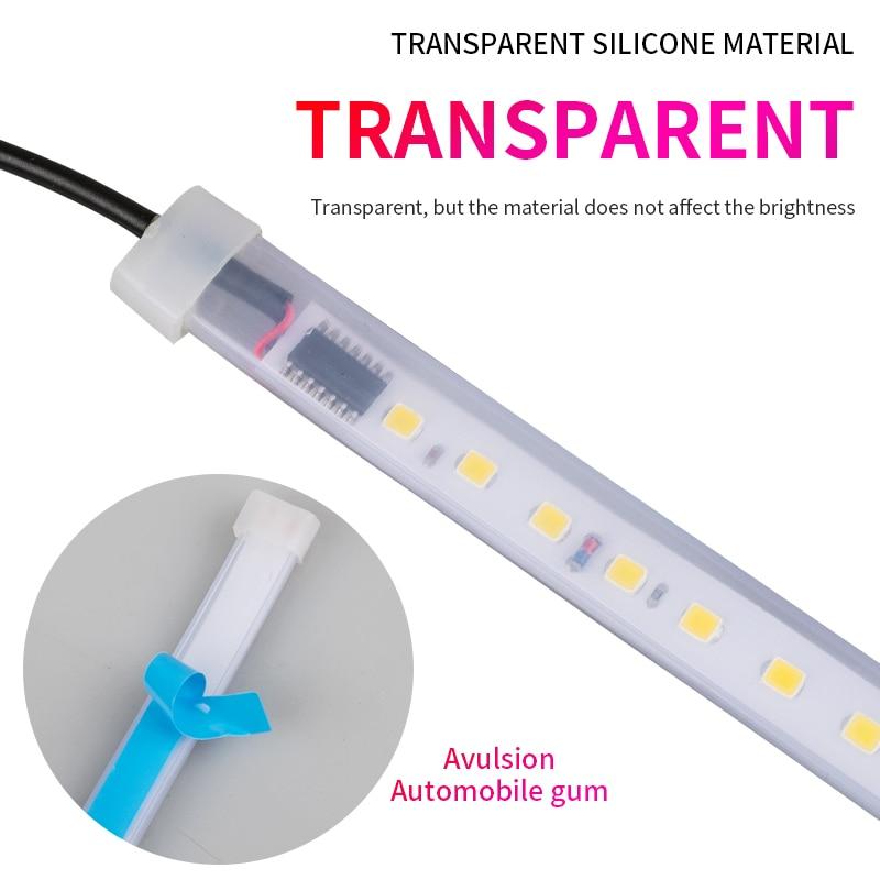 2pcs LED Car Door Opening Warning Atmosphere Light Strip 120cm Decoration Welcome Decor Ambient Lamp Safety Auto Accessories 12v