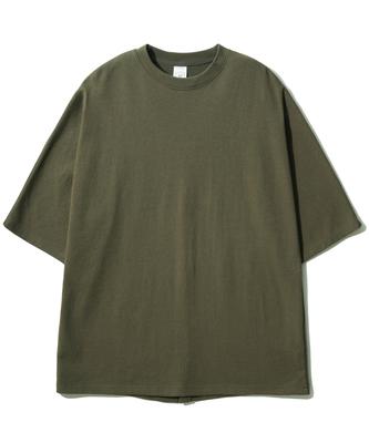 JEMUT Stay Oversized Short Sleeve T-Shirt Khaki Sost2339