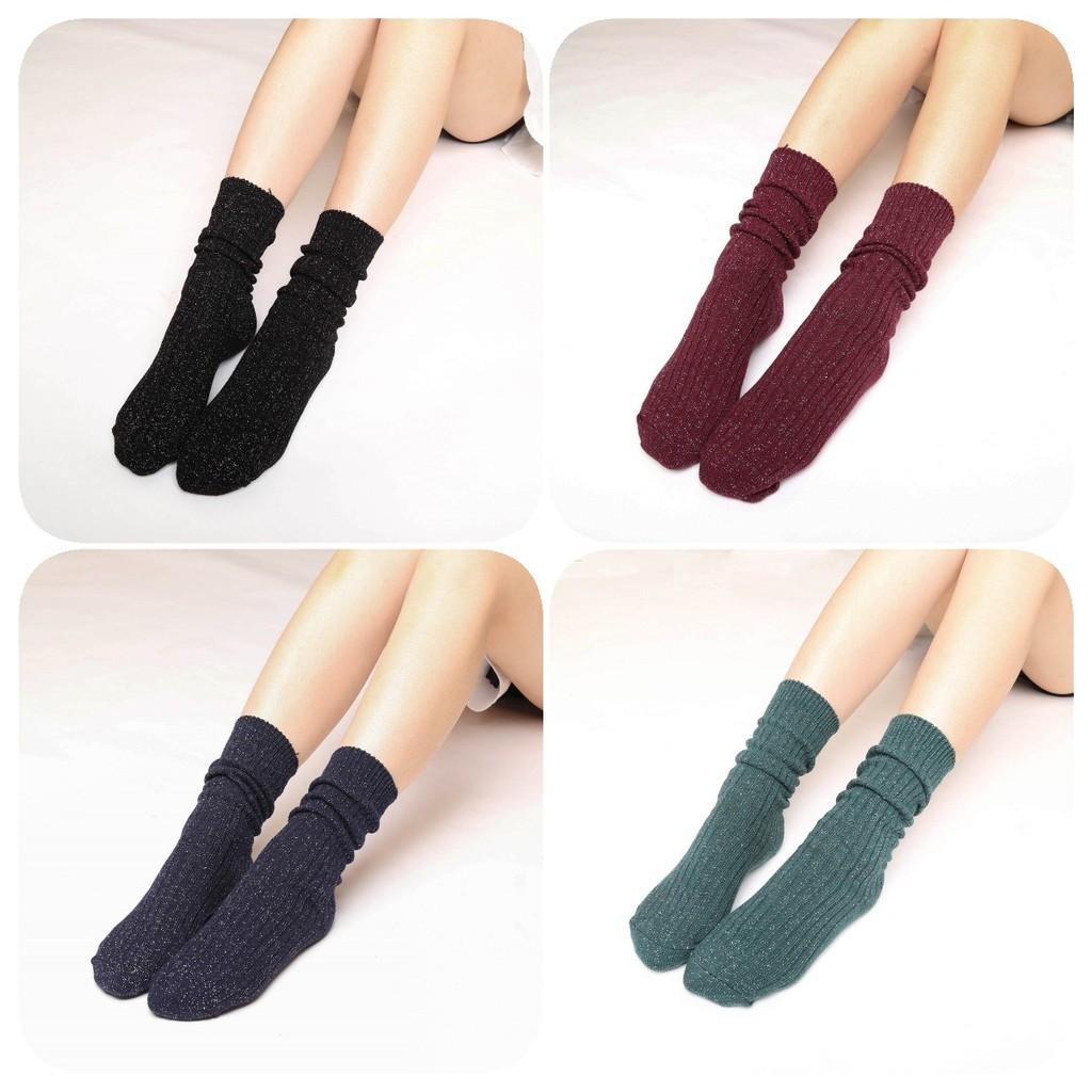 Vintage Style Japanese Cotton Crew Socks For Women Soft And Cozy Fall Winter
