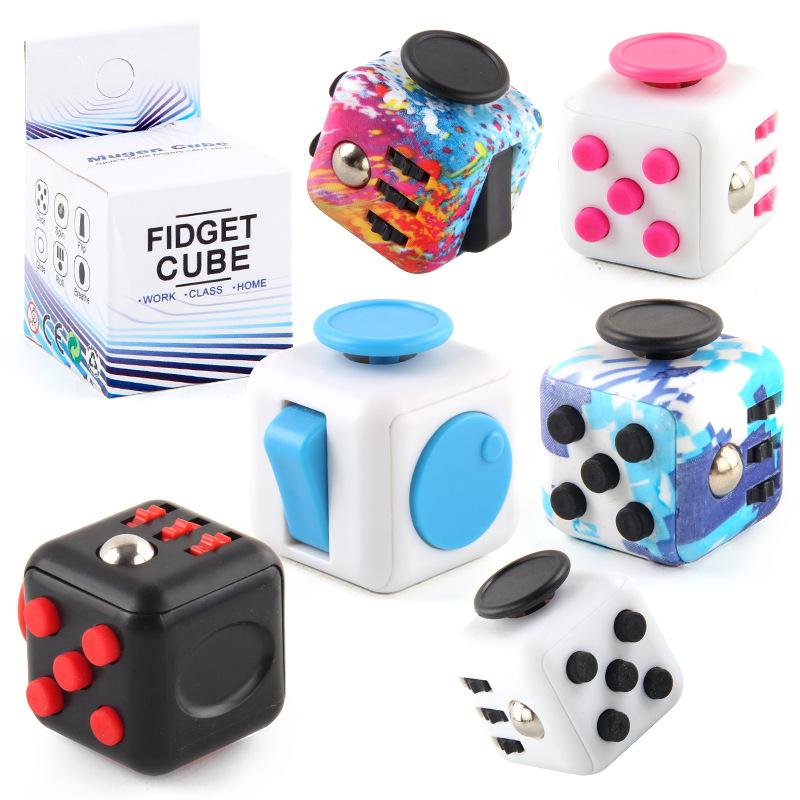 New And Strange Toys Decompression Rubik'S Cube, Vent Decompression Dice, Press 6-Sided Finger Rubik'S Cube, Source Factory