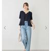 Front and Back 2-way Cut Jacquard Cardigan Tops