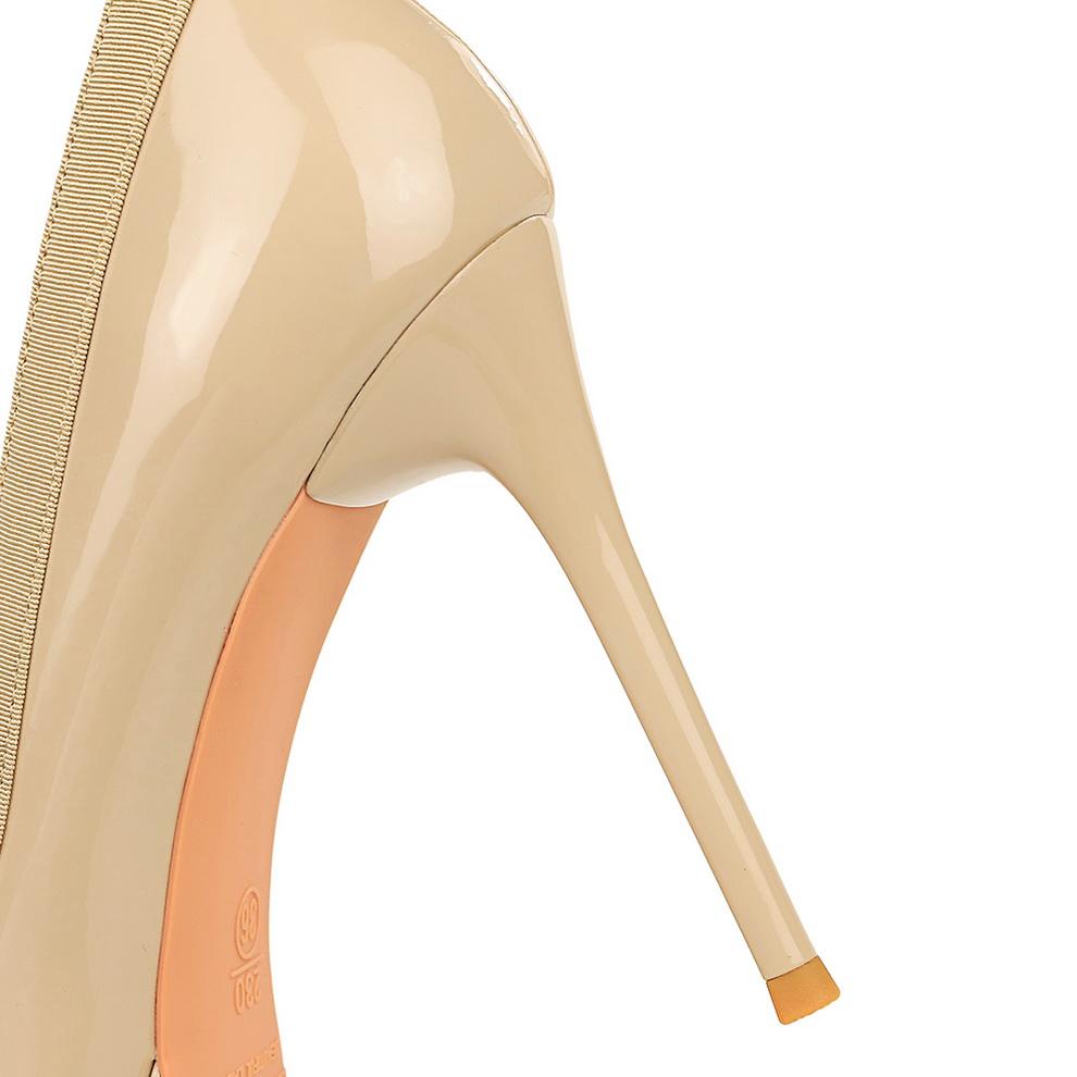 Sharp Pointed Thin Heel Bow Women's Single Shoes, Waterproof Platform, Super High Heels, Sexy Single Shoes