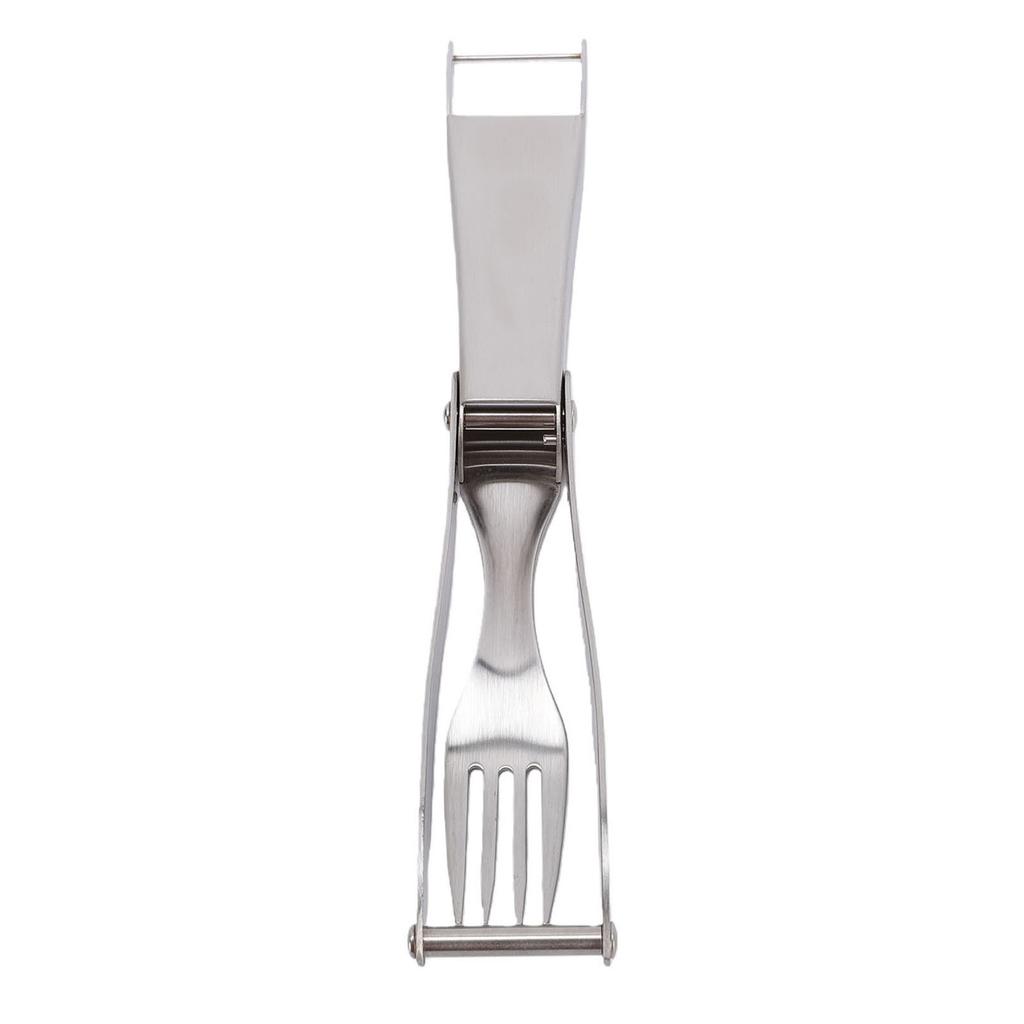2 In 1 Stainless Steel Fruit Cutter Watermelon Cutter with Retractable Fork for Camping Picnic