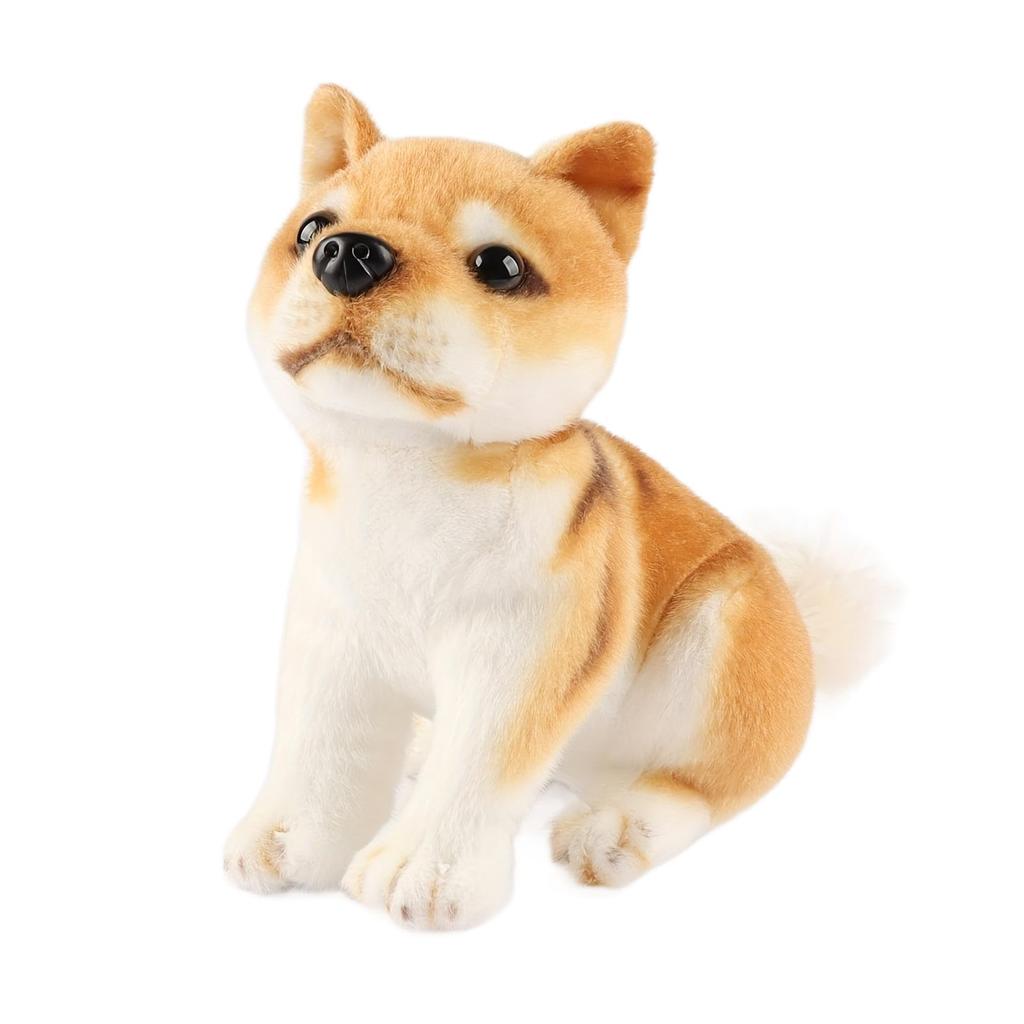 Shiba Inu Plush Shiba Inu Body Dog Cute Shiba Inu Decorative Gift Toy, Pillow, Toy, Toy, Ornament, (Brown & White)