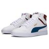 Puma Shuffle Mid White Lake Blue Unisex-Sneakers Intense-Red Team-Gold 380748-10