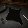 Black Color Guitar Scratch Plate 4 Holes Guitar Pickguard Plate  For Electric Guitar