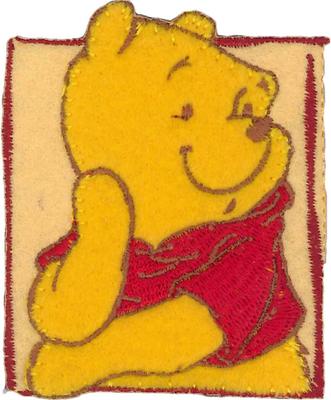 Pioneer Pioneer Patch DI74 Pooh (Disney) Iron-on