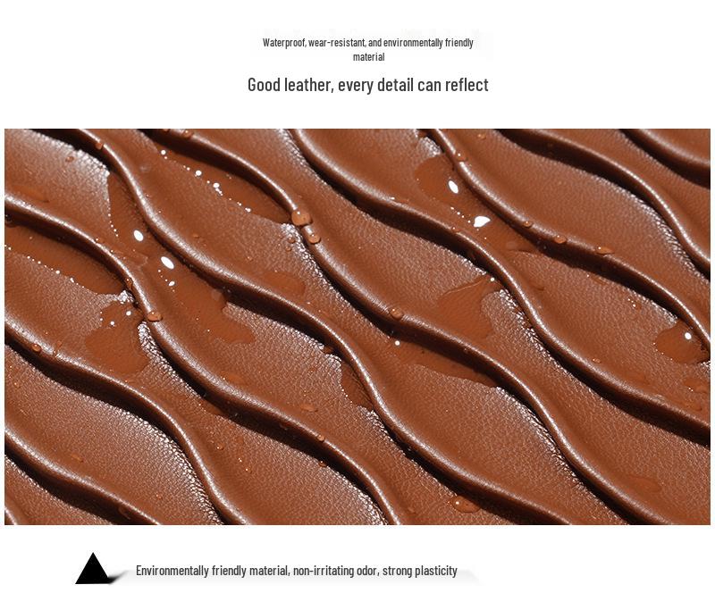 Wireless Quilted 3D Embossed Pleated PU Breathable Waterproof Stretch Fabric for Apparel, Bags, and Shoes