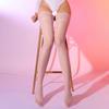 Oil 8d Glossy Nylon Nonslip Tight Highs Knee Womens Sexy Shiny Thin Transparent Cosplay Silk Socks Lace Lolita Long Stockings