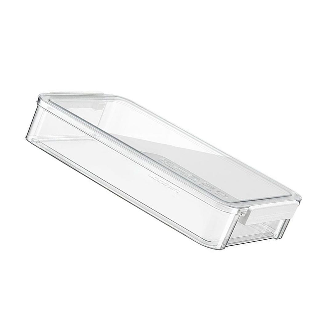Transparent ID Storage Box Multi Functional Clear ID Storage Organization Box with Latching Lid for