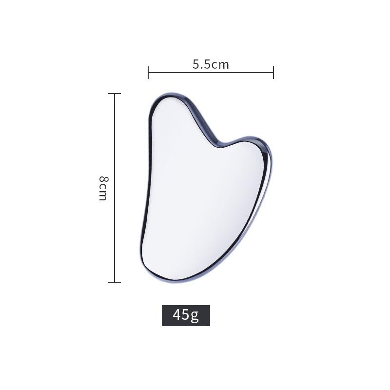 

Stainless Steel Gua Sha Scraping Massage Roller - Facial & Body Beauty Tool for Skin Care, massage tools слоновая кость