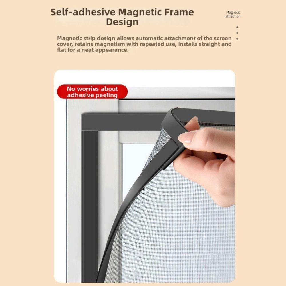 PP Mosquito Window Screen Self Adhesive Door Mesh Screen New Window Screen Net Indoor Use