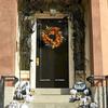 Ghirlanda Foglia d'Acero Zucca Ghirlanda Artificiale Decorazione Porta d'Ingresso Decorazione del Ringraziamento