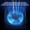 K50 Mini USB Desk Fan 3 Speed Adjustable Silent Cooling Portable Office Desktop Fan USB Powered 4 Colors Home Dorm Tabletop