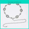 Metallic Ladies Waist Chain With Artistic Engraving For Casual Office Wear