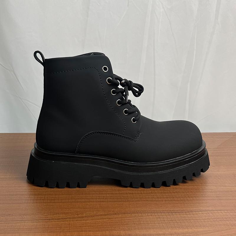 Fashion Trendy Thick Soled Men's Shoes Luxury Designer Classic Style Daily Office Work Fashion Street 38-46 and Youth Shoes White