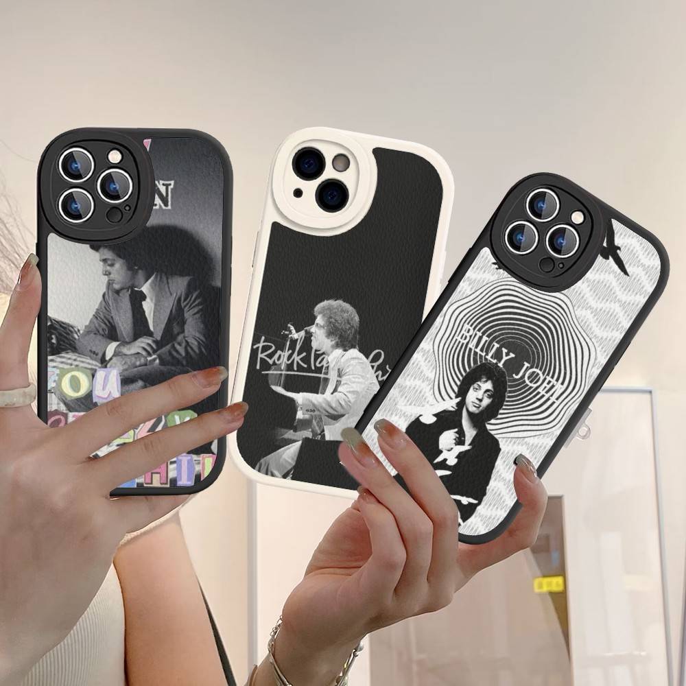 Singer Billy J-Joel Phone Cover For IPhone 16 15 14 13 12 11 Pro Max Plus Leather Soft Case