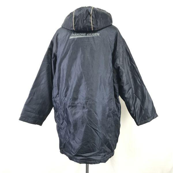 Mizuno Hakone Ekiden Bankmantel Größe F Marineblau Offizieller Yomiuri Zeitungsmantel Jacke Jumper(GEBRAUCHT)