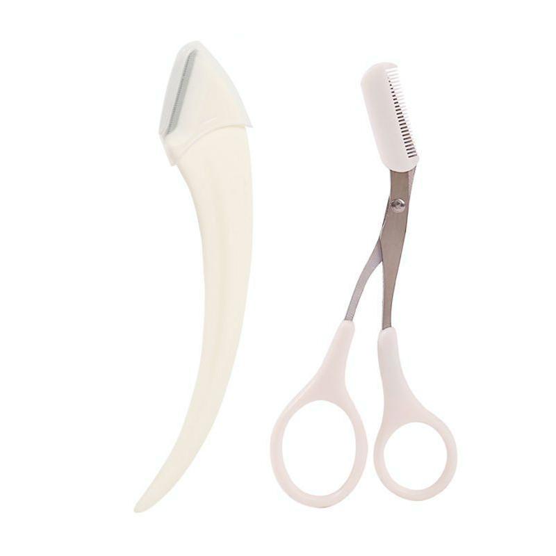 Professional Eyebrow Trimming Knife Face Razor For Women With Comb Brow Trimmer Scraper Accessories