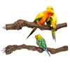 Bird Parrot Perch Stand Natural Wild Grape Stick Birdcage Accessories For Parrots Love Birds Finches