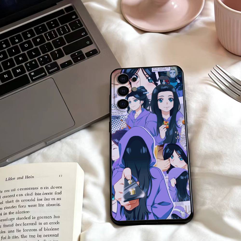 Anime Z-ZENSHU Phone Case For Samsung S25,24,23,22,30,21,10,9,Ultra,Plus,Lite,FE,4,5 G Soft Black Case