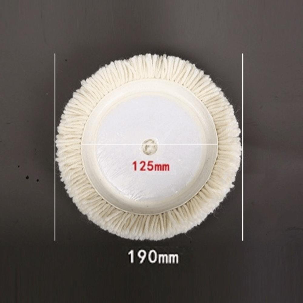 Hook & Loop Grip Wool Polishing Pad 7 Inch Polishing Machine Accessories  For Vehicle