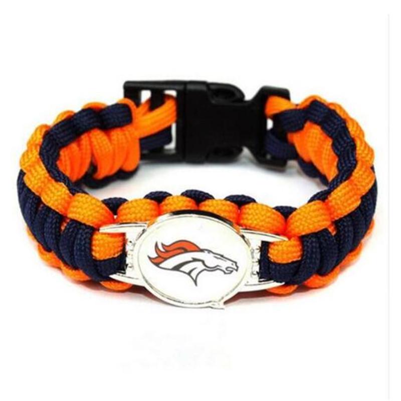 Handgeflochtenes NFL Paracord-Armband für Herren - 32 Teamoptionen für europäische & amerikanische Sportler