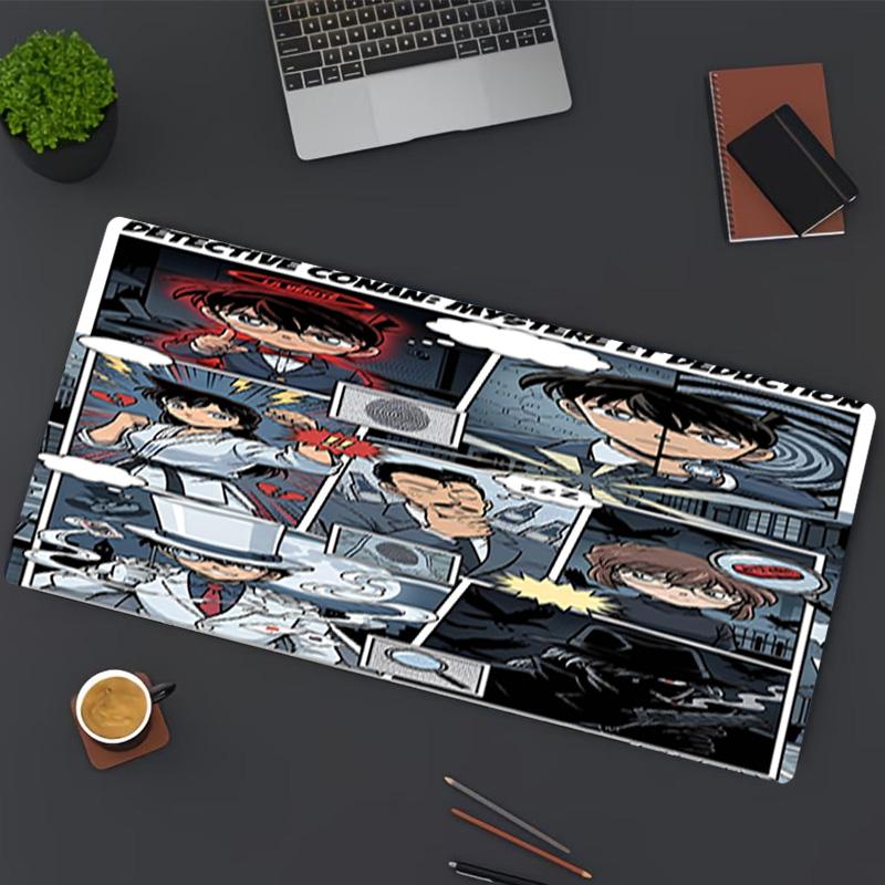 Detective Conan Print Mouse Pad, for Keyboard Pad Laptop PC Mat for Office Home Use, Desk Decor, Perfect Birthday Gift for Gamers