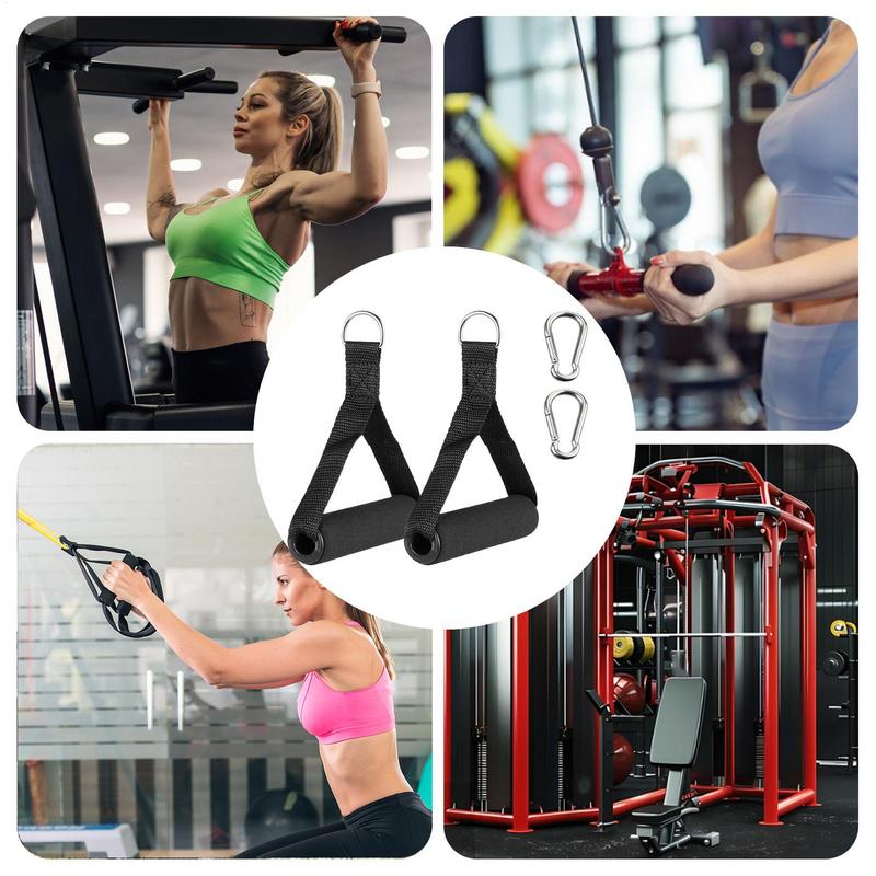 Heavy Duty Exercise Handles Ergonomic Exercise Gym Handles Strong Grip Gym Equipment Sturdy Heavy Duty Working Out Handles For